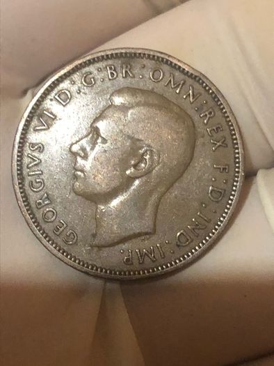George VI half penny  x 36 Pictures