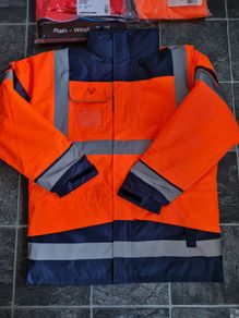 Hi Viz Work Jacket 2in1