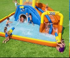 Bestway H2OGO Multicolour Rectangular Large Super speedway PVC Water park