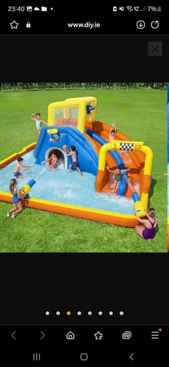 Bestway H2OGO Multicolour Rectangular Large Super speedway PVC Water park