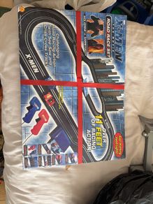 Vintage Marvel X-Men Road Race Set Wolverine vs Sabretooth 11ft Racing Track