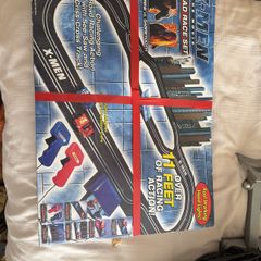 Vintage Marvel X-Men Road Race Set Wolverine vs Sabretooth 11ft Racing Track