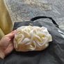White/Cream Wedding White dress Purse Image 6