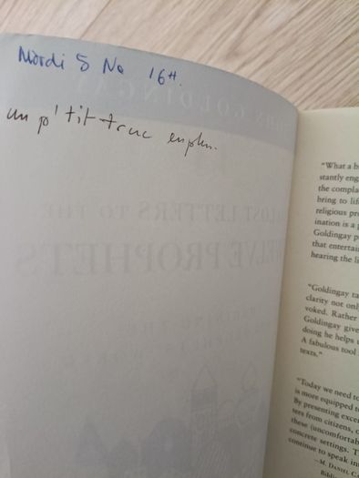The lost letters to the twelve prophets 2022 by John Goldengay in good condition with some signs of wear and some writing on the inside page FREE STANDARD POSTAGE INCLUDED