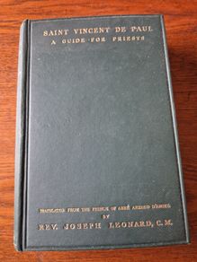 Vintage 1932 Saint Vincent De Paul. A Guide for Priests. Religious.