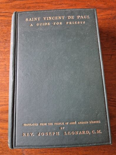 Vintage 1932 Saint Vincent De Paul. A Guide for Priests. Religious.