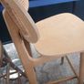 BESPOKE TITUS Rattan Oak Bar Stool, exceptional quality Image 5