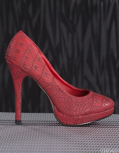 Snake Look Heeled Shoes Size Eu 36