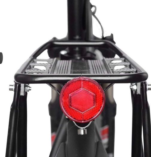 Bike Pannier Rack Rear Bike Rack Mountain Bike Rack Bicycle Rear Rack Carrier with Reflector Adjustable Bike Luggage Cargo Quick Release Cycling Seatpost Rack Black, 50KG Capacity (FREE POSTAGE)