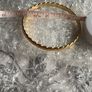 Gold/brass Monet bangle Image 7