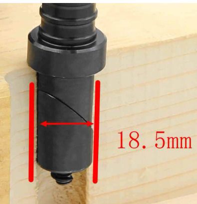 BRAND NEW Woodworking Desktop Surface Fixing Clamp Aluminum Alloy Table Hold Down Clamp DIY Fixing Clip Practical for 19/20mm Hole