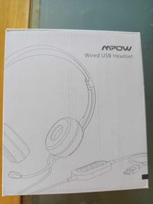 MPOW wired usb headphones with microphone