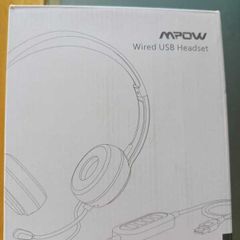 MPOW wired usb headphones with microphone