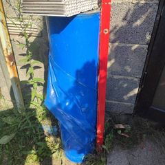 blue perforated garden protection film