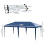 6x3m Pop Up Gazebo Party Tent Pavilion Blue Image 3