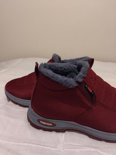 Fleece Lined Waterproof Ankle Boots New