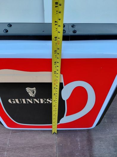 Guinness illuminated wall sign