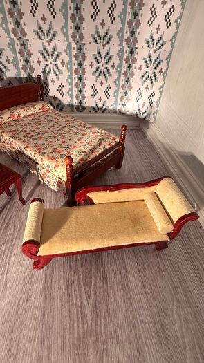 Dolls House Furniture Bedroom Set 2