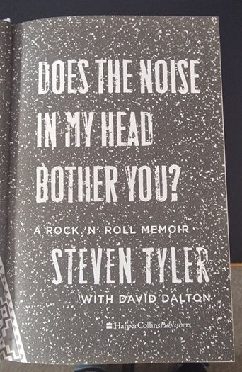 Steven Tyler -  Does the Noise in My Head Bother You?  A Rock n Roll Memoir