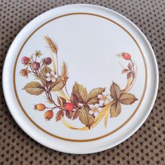 Vintage St.Michael (M&S) Harvest pattern melamine trivet/pot stand