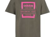 BNWT Adidas Label Linear khaki/pink T-shirt size L Postage included
