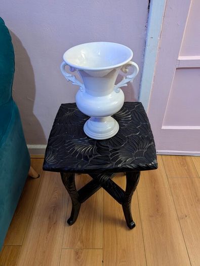 White Urn Ceramic Vase