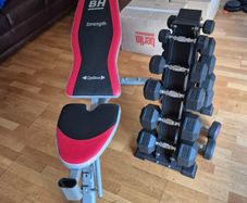 Dumbell Rack and Bench