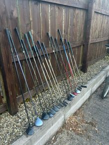 Array of Golf Clubs