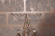 pretty tray and 2 perfume decanters