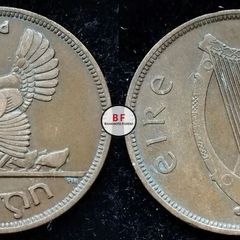 [#2311] - Ireland 1940 | Irish 1d | Irish One Penny | Hen and Chicks | KM.11