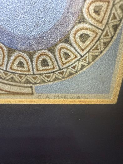 Original Artwork "Celtic Spiral" by Elizabeth A. McEwen SRUA (1937- 2020)