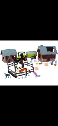 Farm and tractor play set 72pcs BNIB