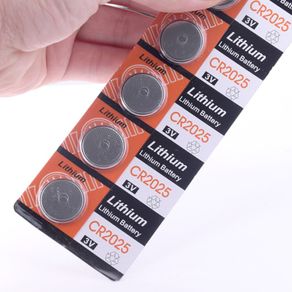 New Pack of 5x Lithium CR2025 L12 Batteries 3V Button Battery Coin Cell #582