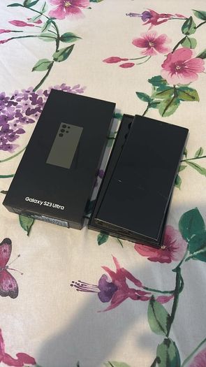 Samsung galaxy s23 ultra green 256GB with box repair