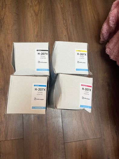 Set of Compatible HP 207X Colour ink cartridges