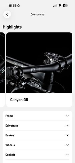 Canyon full suspension carbon Mountain Bike