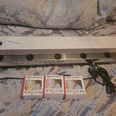 2x Ikea Musik lights and 3x pks of bulbs