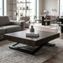 SANNA 2-in-1 Transforming Table | Height-Adjustable & Extendable Coffee to Dining Table Image 10
