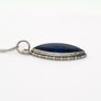 Vintage 925 Sterling Silver Real Butterfly Wing Necklace Image 6
