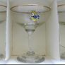 Vintage Babycham glasses X 6 c1950 Image 3