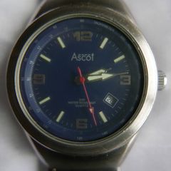 Ascot Water Resistant  30 M Men Quartz Watch New Battery
