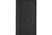 NEW Steel Open Tambour 1950mm High - Black