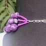 Ail Aluma Tri Stand Purple Agate with Sterling Silver Closure(440 grams) Image 10