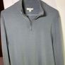Men's Reiss Light Blue Quarter Zip Jumper Image 4