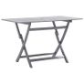 5 Piece Garden Dining Set Solid Acacia Wood Grey Image 9