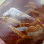 Vintage Japanese Lacquer Box Hand Painted Image 5