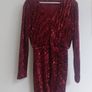 Lavish Alice Pleated Sequin Mini Dress Image 6