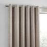 Blockout Pair of Eyelet Curtains, Living Room, 90" Width x 108" Drop 229 x 275cm Natural Image 4