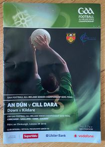 2010 Down v Kildare - GAA All-Ireland Senior Football Championship Semi Final Programme