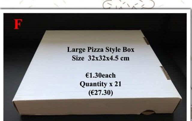 White Packing Boxes - 2 sizes